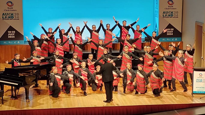 Paduan Suara Hngyang Na Atayal Kabupaten Hsinchu Raih Dua Emas dalam Kompetisi Paduan Suara